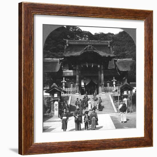 Osua Temple, Nagasaki, Japan, 1901-BL Singley-Framed Photographic Print