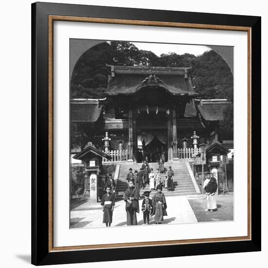 Osua Temple, Nagasaki, Japan, 1901-BL Singley-Framed Photographic Print