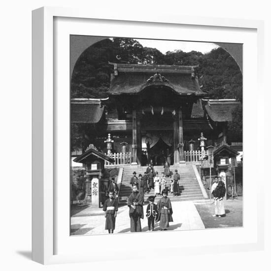 Osua Temple, Nagasaki, Japan, 1901-BL Singley-Framed Photographic Print