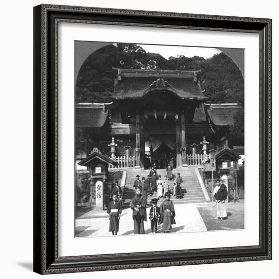 Osua Temple, Nagasaki, Japan, 1901-BL Singley-Framed Photographic Print