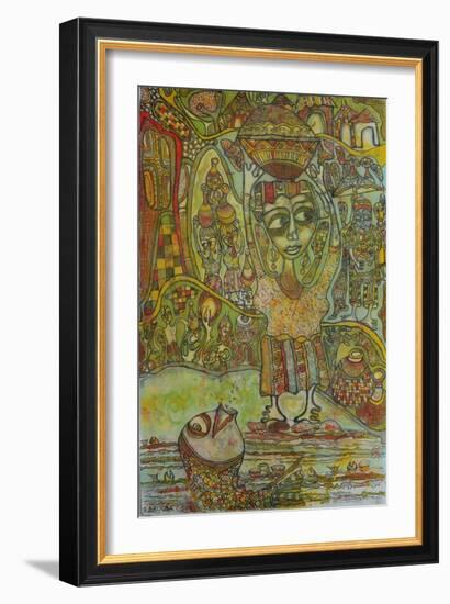 Osun osogbo festival-Wole Oyeyemi-Framed Giclee Print