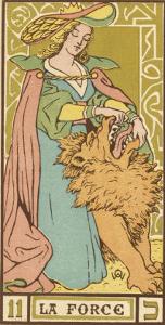 Tarot: 11 La Force, Strength by Oswald Wirth