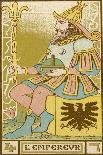 Tarot: 4 L'Empereur, The Emperor-Oswald Wirth-Photographic Print