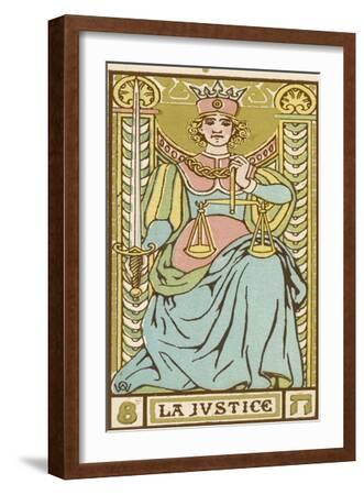 Tarot: 8 La Justice' Photographic Print - Oswald Wirth | Art.com