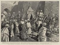 The Annual Pilgrimage to Mecca, the Departure of the Holy Carpet from Jeddeh-Oswaldo Tofani-Giclee Print