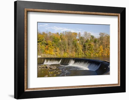 Oswego Canal at Minetto, Lock 5 Spillway, New York, USA-Cindy Miller Hopkins-Framed Photographic Print