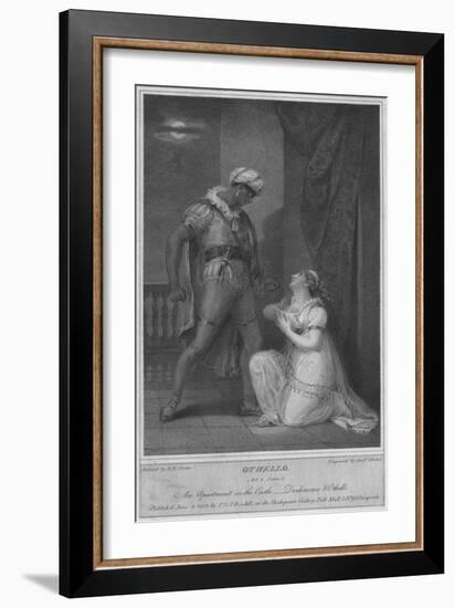 'Othello. Act 4. Scene 2. An Apartment in the Castle. Desdemona & Othello', 1801-Andrew Michel-Framed Giclee Print