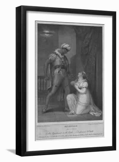 'Othello. Act 4. Scene 2. An Apartment in the Castle. Desdemona & Othello', 1801-Andrew Michel-Framed Giclee Print