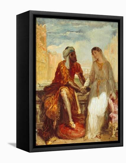 Othello and Desdemona, 1844-Theodore Chasseriau-Framed Premier Image Canvas