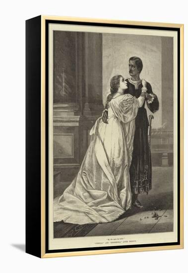 Othello and Desdemona, after Herrick-null-Framed Premier Image Canvas