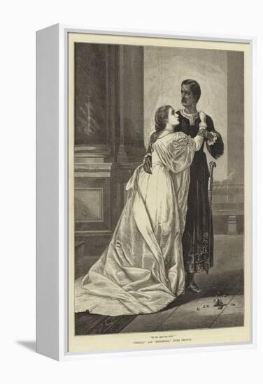 Othello and Desdemona, after Herrick-null-Framed Premier Image Canvas