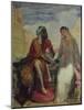 Othello and Desdemona in Venice, 1850-Theodore Chasseriau-Mounted Giclee Print