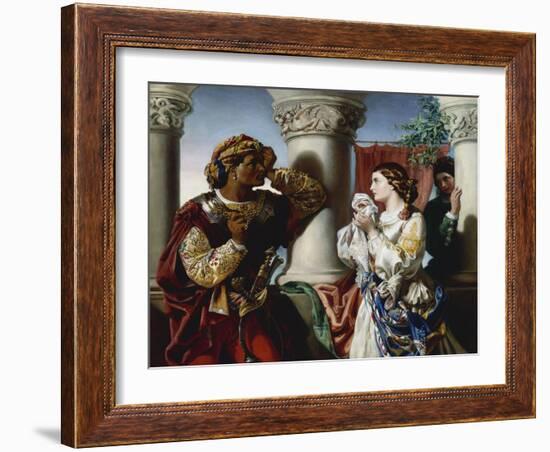 Othello and Desdemona-Daniel Maclise-Framed Giclee Print