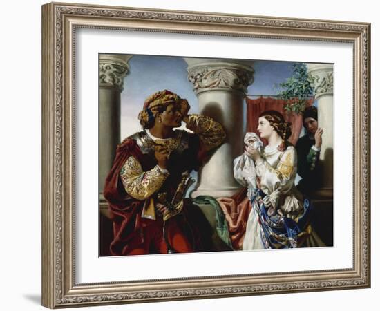 Othello and Desdemona-Daniel Maclise-Framed Giclee Print