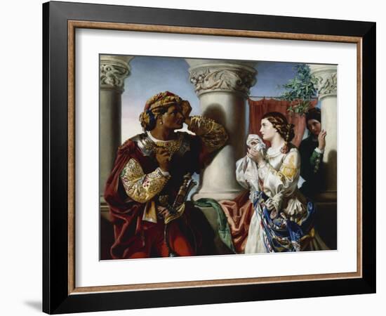 Othello and Desdemona-Daniel Maclise-Framed Giclee Print