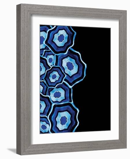 Other Half Of Blue Agates-Jace Grey-Framed Art Print