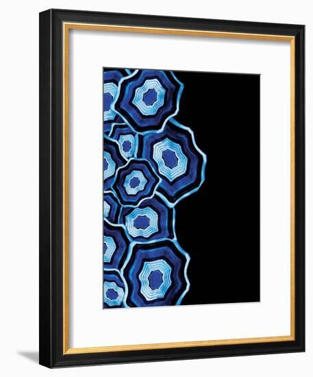 Other Half Of Blue Agates-Jace Grey-Framed Art Print