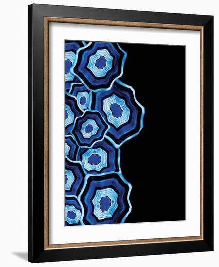 Other Half Of Blue Agates-Jace Grey-Framed Art Print