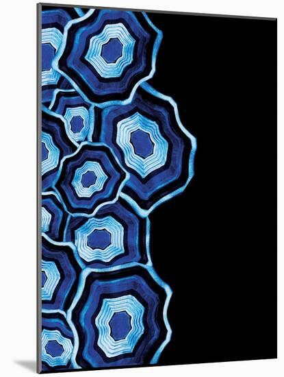Other Half Of Blue Agates-Jace Grey-Mounted Art Print