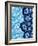 Other Half Of Blue White Agates-Jace Grey-Framed Art Print