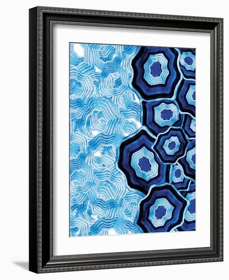 Other Half Of Blue White Agates-Jace Grey-Framed Premium Giclee Print