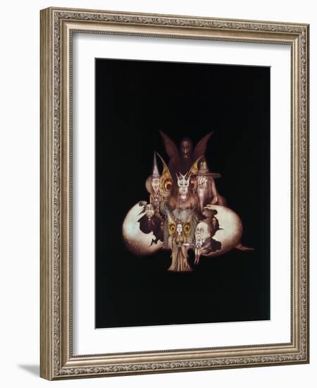 Other World Characters Emerging from Egg or the Birth of Fairyland-Wayne Anderson-Framed Giclee Print