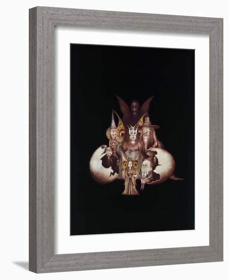 Other World Characters Emerging from Egg or the Birth of Fairyland-Wayne Anderson-Framed Giclee Print