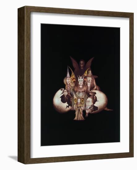 Other World Characters Emerging from Egg or the Birth of Fairyland-Wayne Anderson-Framed Giclee Print