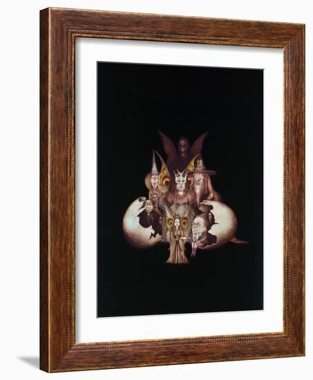 Other World Characters Emerging from Egg or the Birth of Fairyland-Wayne Anderson-Framed Giclee Print