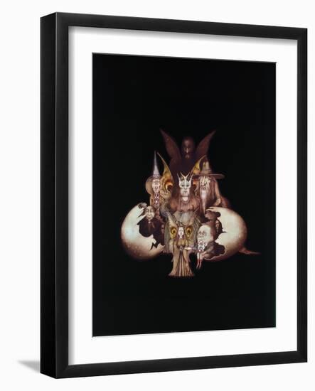 Other World Characters Emerging from Egg or the Birth of Fairyland-Wayne Anderson-Framed Giclee Print