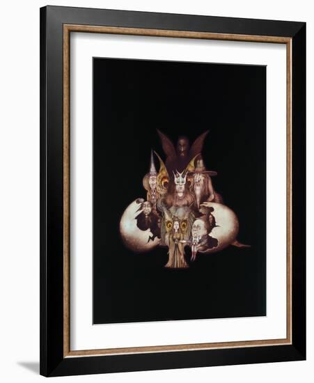 Other World Characters Emerging from Egg or the Birth of Fairyland-Wayne Anderson-Framed Giclee Print