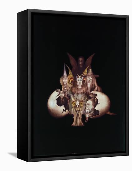 Other World Characters Emerging from Egg or the Birth of Fairyland-Wayne Anderson-Framed Premier Image Canvas