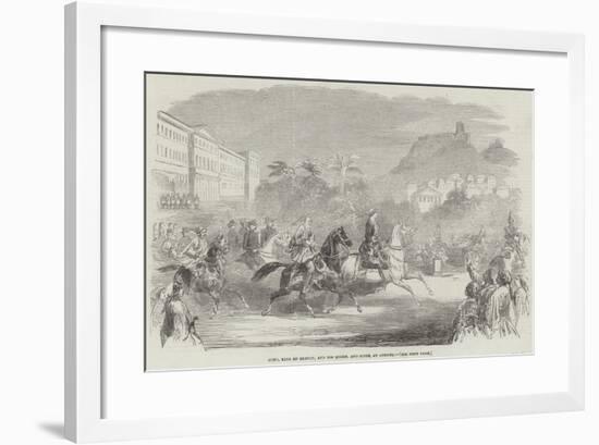 Otho, King of Greece, and His Queen, and Suite, at Athens-null-Framed Giclee Print