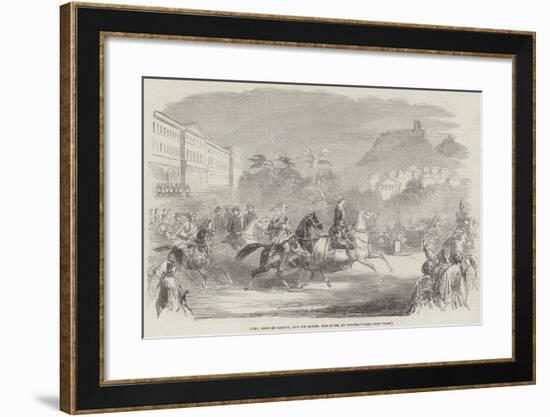 Otho, King of Greece, and His Queen, and Suite, at Athens-null-Framed Giclee Print