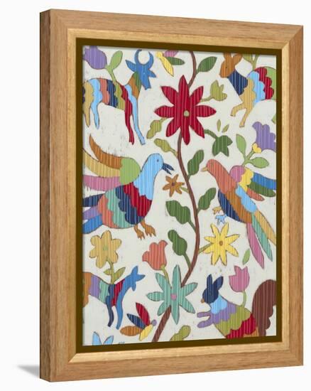 Otomi Embroidery I-Chariklia Zarris-Framed Stretched Canvas