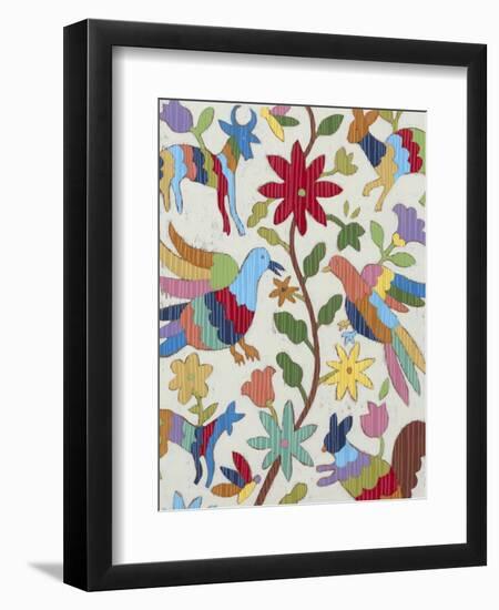 Otomi Embroidery I-Chariklia Zarris-Framed Premium Giclee Print