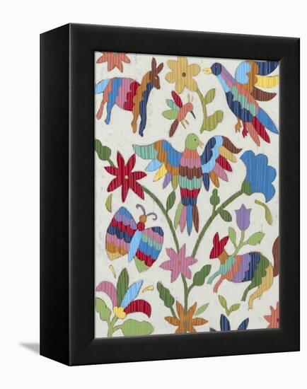 Otomi Embroidery II-Chariklia Zarris-Framed Stretched Canvas