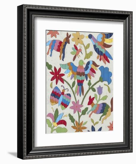 Otomi Embroidery II-Chariklia Zarris-Framed Art Print