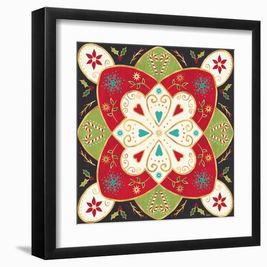 Otomi Holiday XI Black-Veronique Charron-Framed Art Print