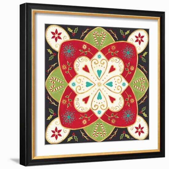 Otomi Holiday XI Black-Veronique Charron-Framed Art Print