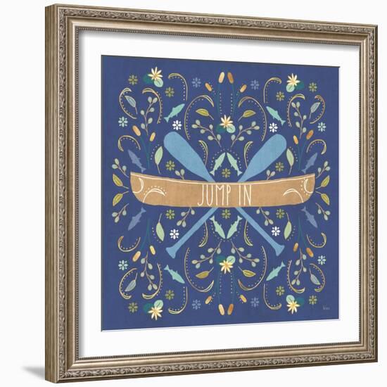 Otomi Lake III Dark-Veronique Charron-Framed Art Print