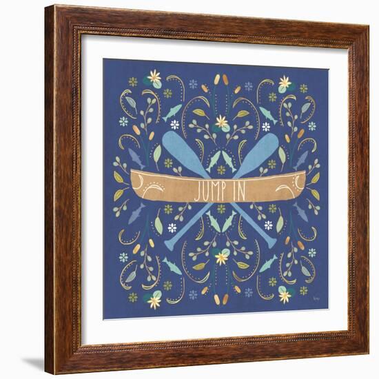 Otomi Lake III Dark-Veronique Charron-Framed Art Print