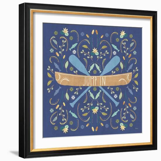 Otomi Lake III Dark-Veronique Charron-Framed Art Print