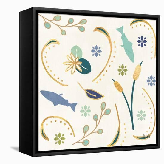 Otomi Lake Step 02A-Veronique Charron-Framed Stretched Canvas