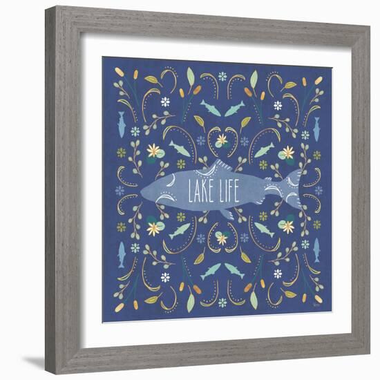 Otomi Lake V Dark-Veronique Charron-Framed Art Print