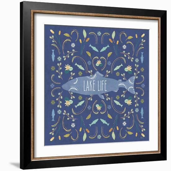 Otomi Lake V Dark-Veronique Charron-Framed Art Print