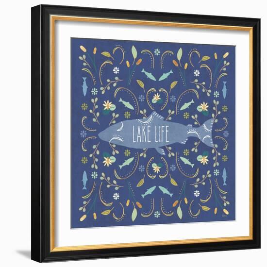 Otomi Lake V Dark-Veronique Charron-Framed Art Print