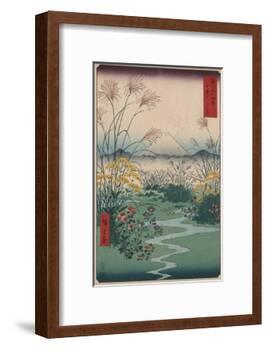 Otsuki Fields in Kai Province-Ando Hiroshige-Framed Giclee Print