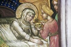 Birth of Mary, Detail from Fresco Cycle Stories of Virgin-Ottaviano Nelli-Giclee Print