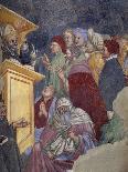 Birth of Mary, Detail from Fresco Cycle Stories of Virgin-Ottaviano Nelli-Giclee Print